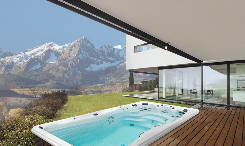 Swim Spas With Decks